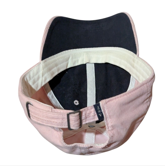 Abercrombie & Fitch Hat Powder Pink Corduroy Vintage Retro Baseball Cap - Picture 3 of 6